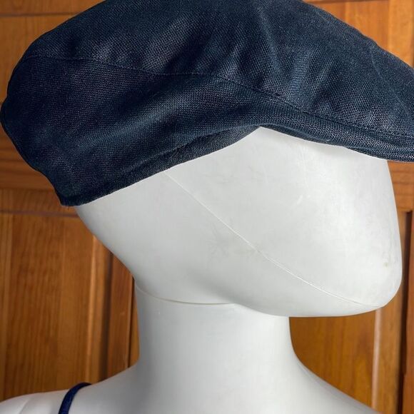 Hanna Hats Donegal Touring Flat Cap 100% Linen Made in Ireland - Picture 4 of 5